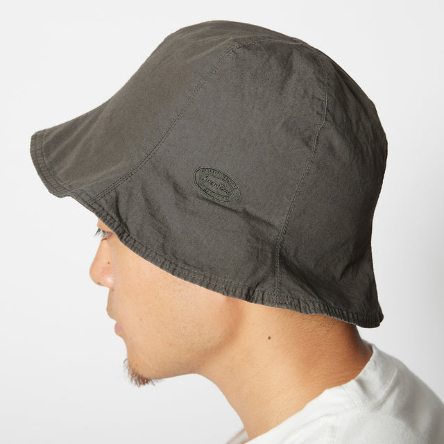 Natural-Dyed Recycled Cotton Hat Charcoal AC-24SU10500CH - Snow Peak UK