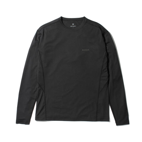 Pe Power Dry Long Sleeve T-Shirt Black SW-24SU00902BK - Snow Peak UK