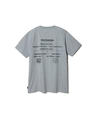 Ropework T shirt M TS-23SU00303MG - Snow Peak UK