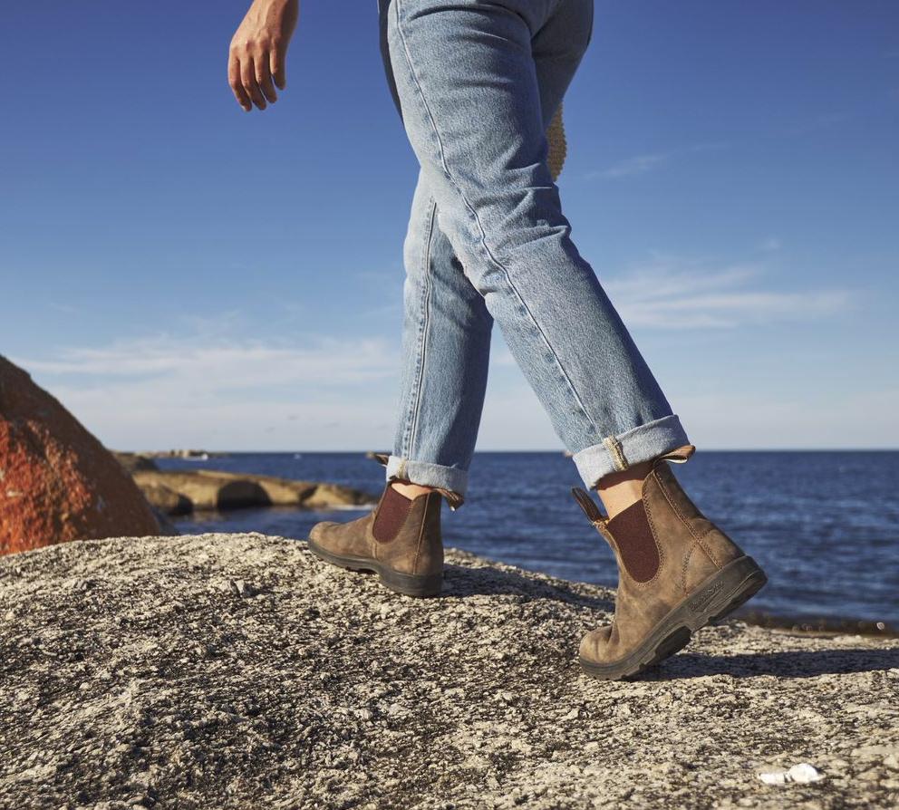 Jeans store with blundstones