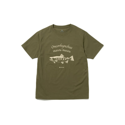 Toned Trout Yamame T-Shirt Olive TT2510-TS0202066 - Snow Peak UK