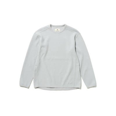 Dry Waffle Long Sleeve T-Shirt Light Grey SW-25SU01002011 - Snow Peak UK