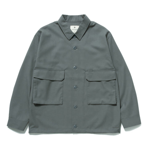 Hybrid Wool Shirt Grey SH-24AU00102GY - Snow Peak UK