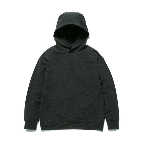 Wool Sweatshirt Hoodie Grey SW-24AU01102GY - Snow Peak UK