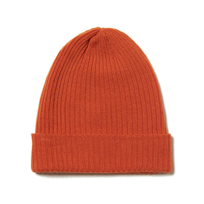 Rib Knit Cap Orange AC-24AU202OR - Snow Peak UK