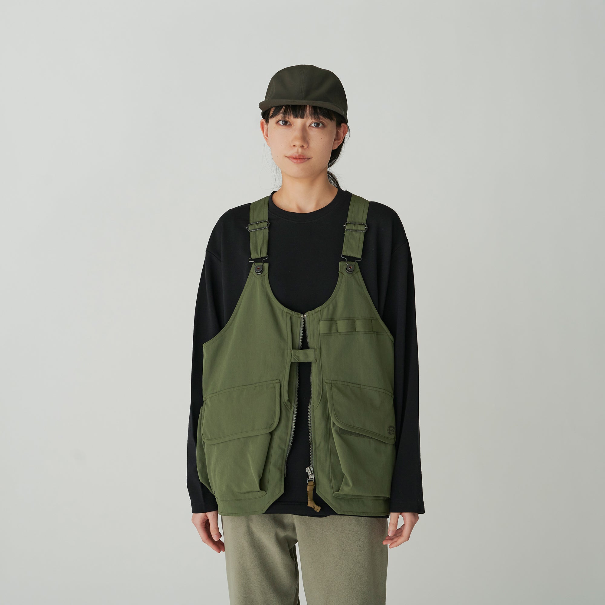 TAKIBI Vest L Greykhaki ストア スノーピーク