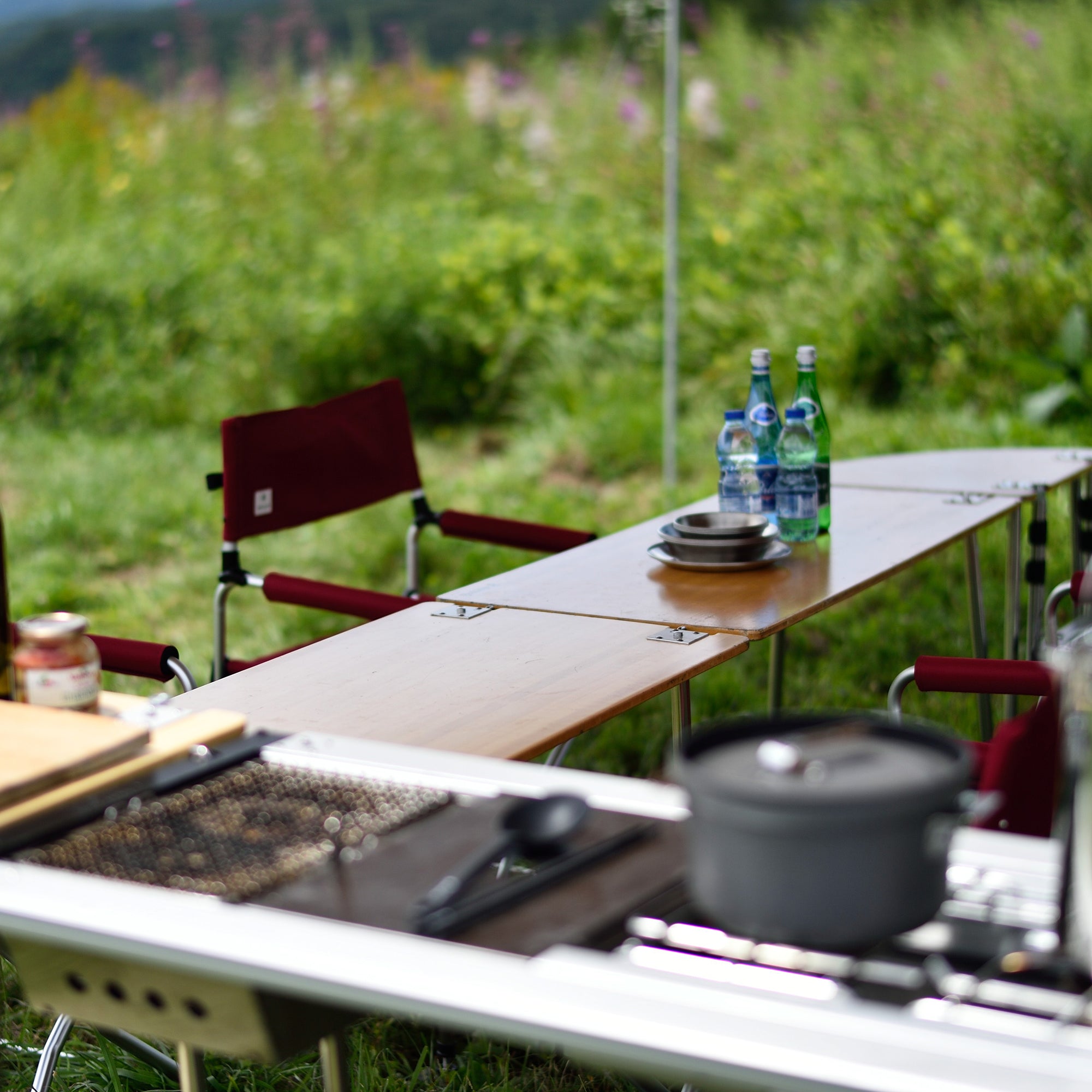 Renewed Bamboo IGT Table Long - Iron Grill Table - Snow Peak – Snow Peak