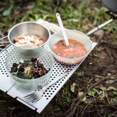 Titanium Fork & Spoon Set