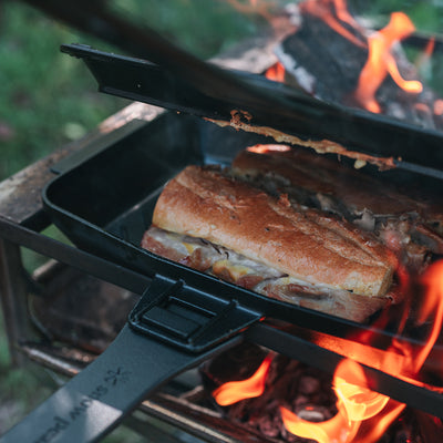 Cast Iron Sandwich Skillet   - Snow Peak UK