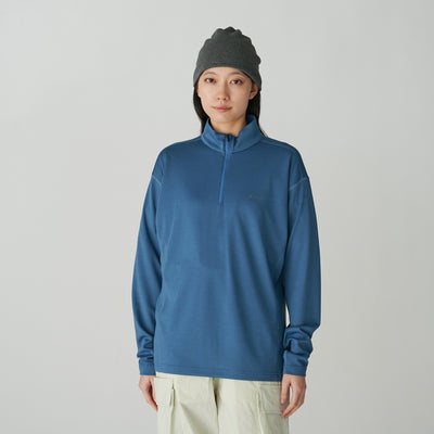 Pe/Wo Hybrid Half Zip T-Shirt   - Snow Peak UK