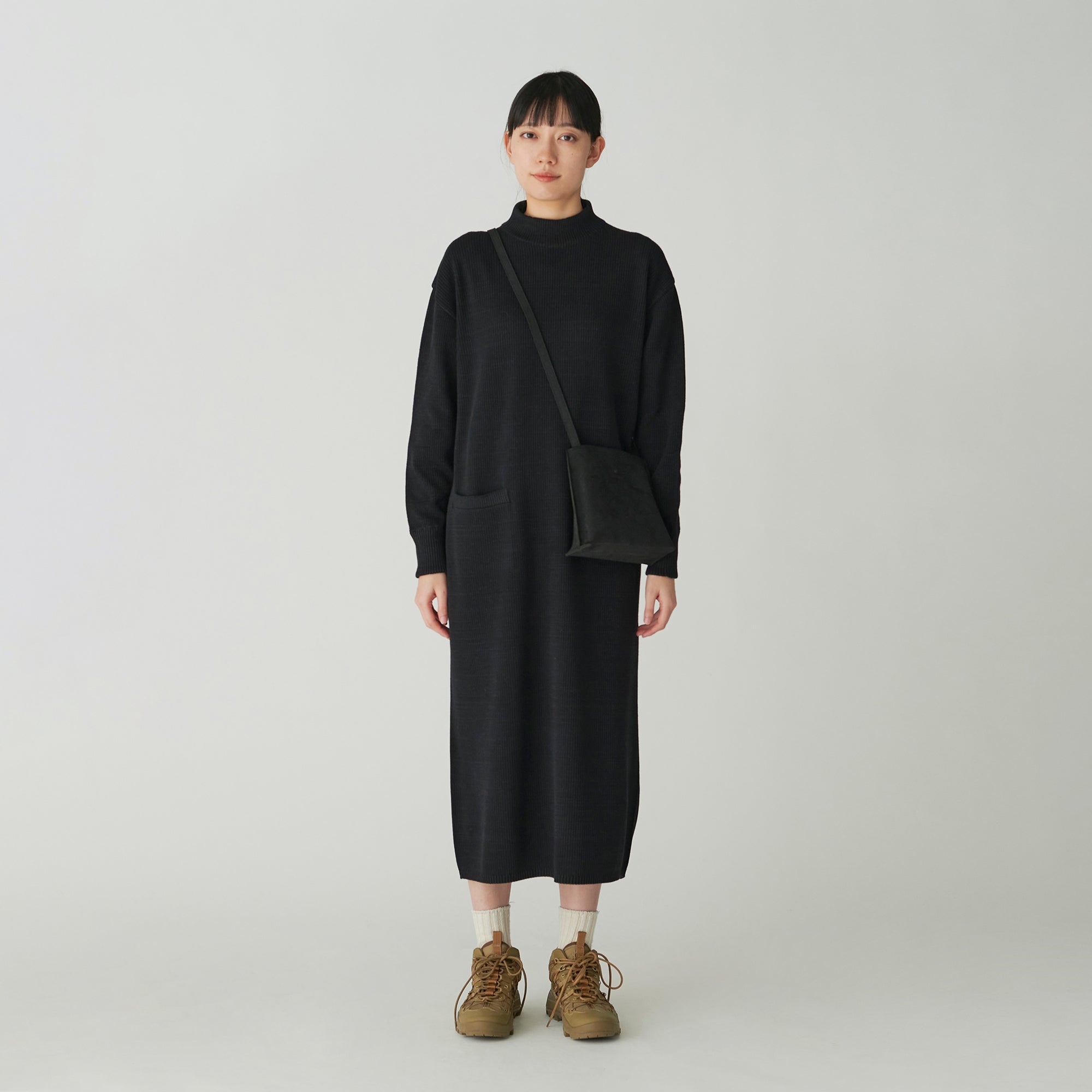 Co/Ny/Pe Knit Dress