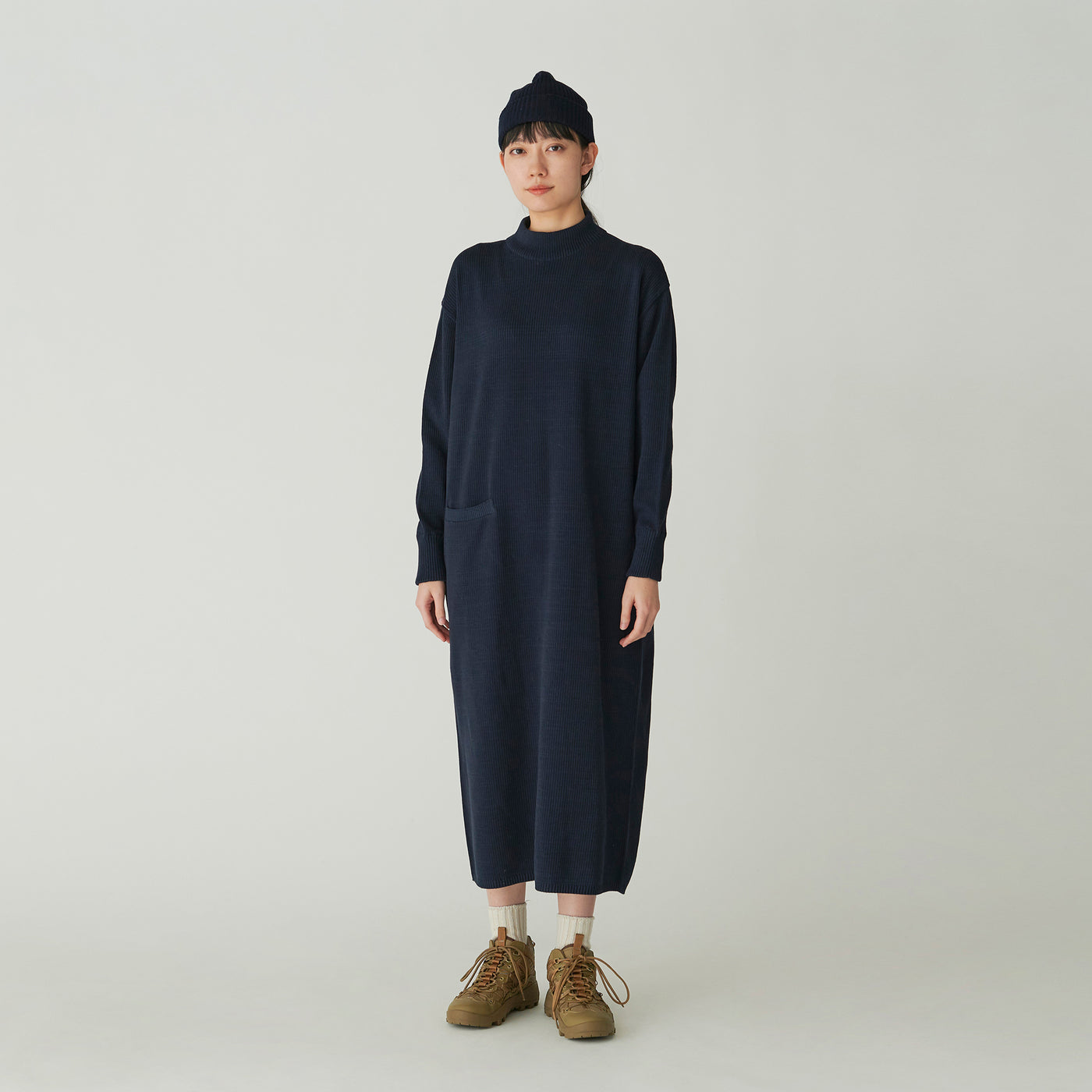 Co/Ny/Pe Knit Dress   - Snow Peak UK