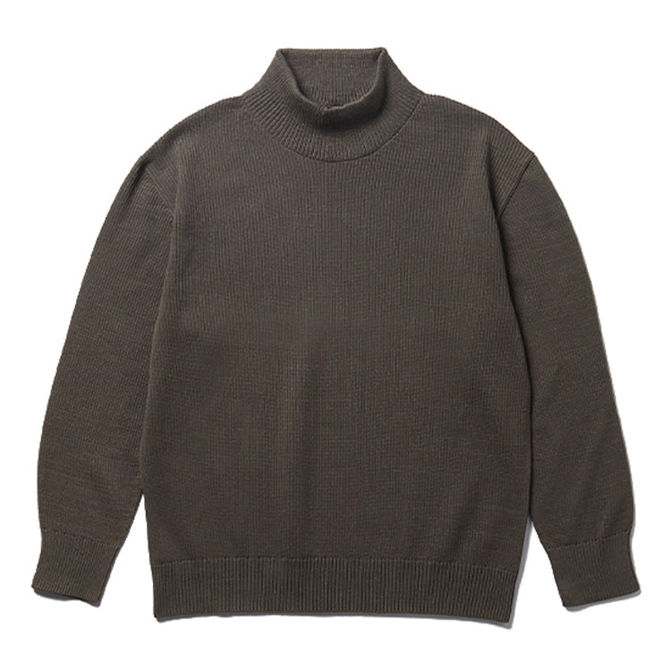 Co/Ny/Pe Knit High Neck