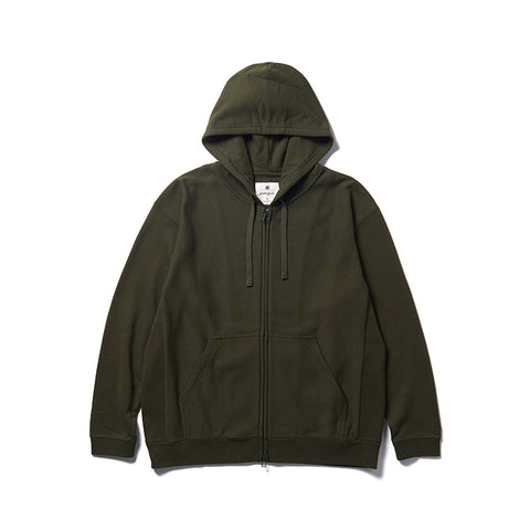 TAKIBI Zip Up Hoodie Olive SW-24AU10202OL - Snow Peak UK