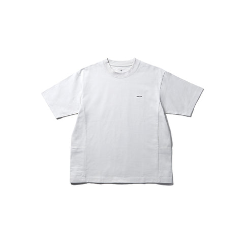 Heavy Cotton Border T-Shirt White TS-24AU20102WH - Snow Peak UK