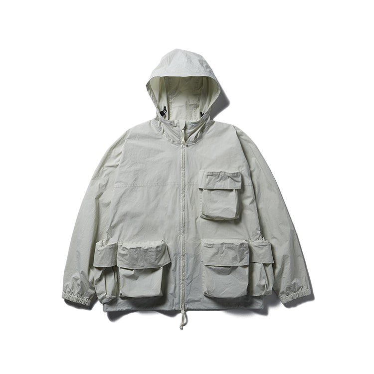 Ivory Indigo C/N Parka