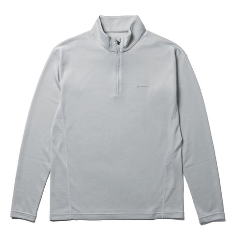 Pe/Wo Hybrid Half Zip T-Shirt Icegrey SW-24AU01800IGY - Snow Peak UK