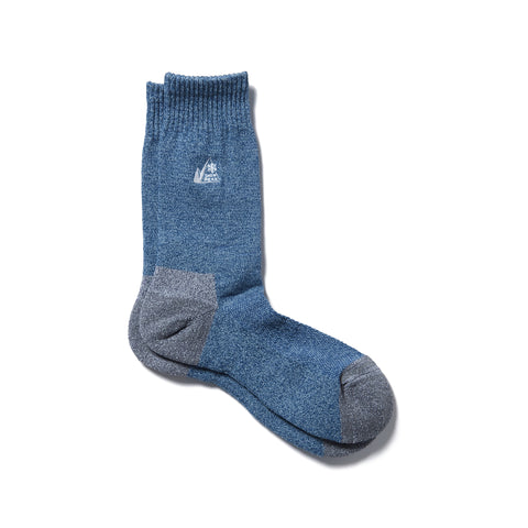 Mountain of Moods Wool×Washi Socks Mid Iceblue MM4410-SK0103IBL - Snow Peak UK