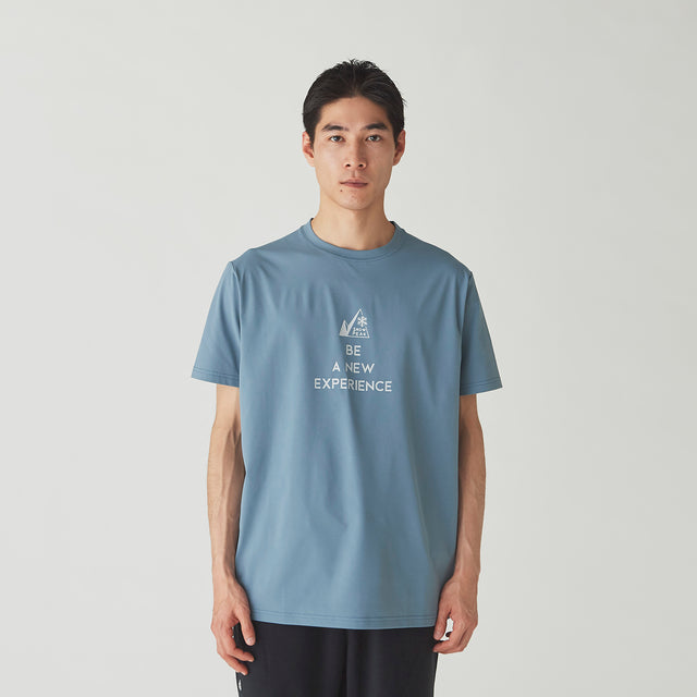 Mountain of Moods Message Tee Iceblue MM4410-TS0202IBL - Snow Peak UK