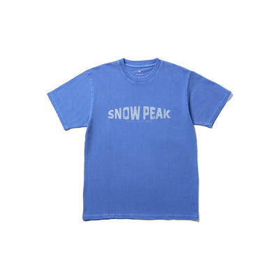 Recycled Cotton Dyed T-Shirt SP Blue TS-25SU20102072 - Snow Peak UK