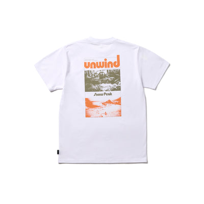 Unwind T-Shirt White TS-25SU10502001 - Snow Peak UK