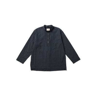 Gingham Check Pullover Black Check SH-25SU10402319 - Snow Peak UK