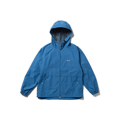 Light Mountain Cloth Zip Up Parka Blue JK-25SU10502072 - Snow Peak UK