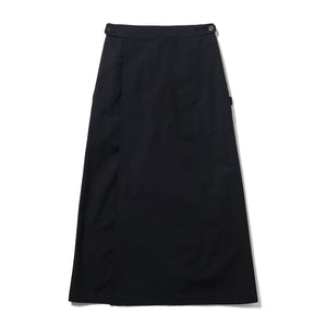 TAKIBI Light Ripstop Skirt Black SK-25SW10211019 - Snow Peak UK