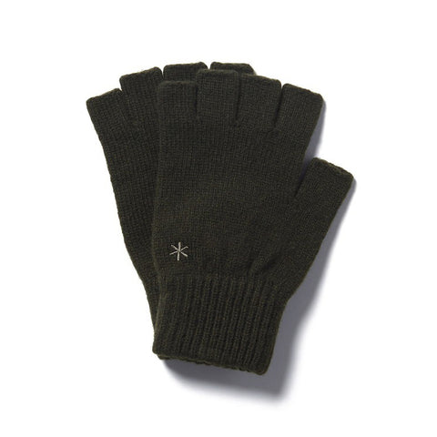 Wool Knit Gloves Olive AC-24AU01102OL - Snow Peak UK