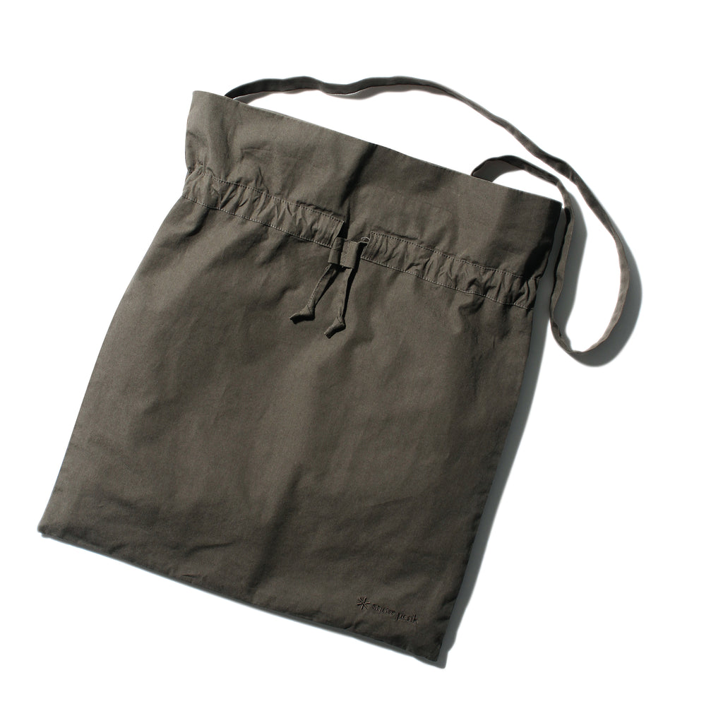 Natural-Dyed Recycled Cotton Multi Bag - Charcoal / One