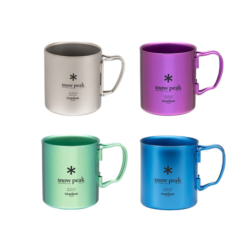 Coloured Mug Double Wall Set   - Snow Peak UK