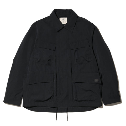 TAKIBI Weather Cloth Jacket Black JK-24SU10102BK - Snow Peak UK