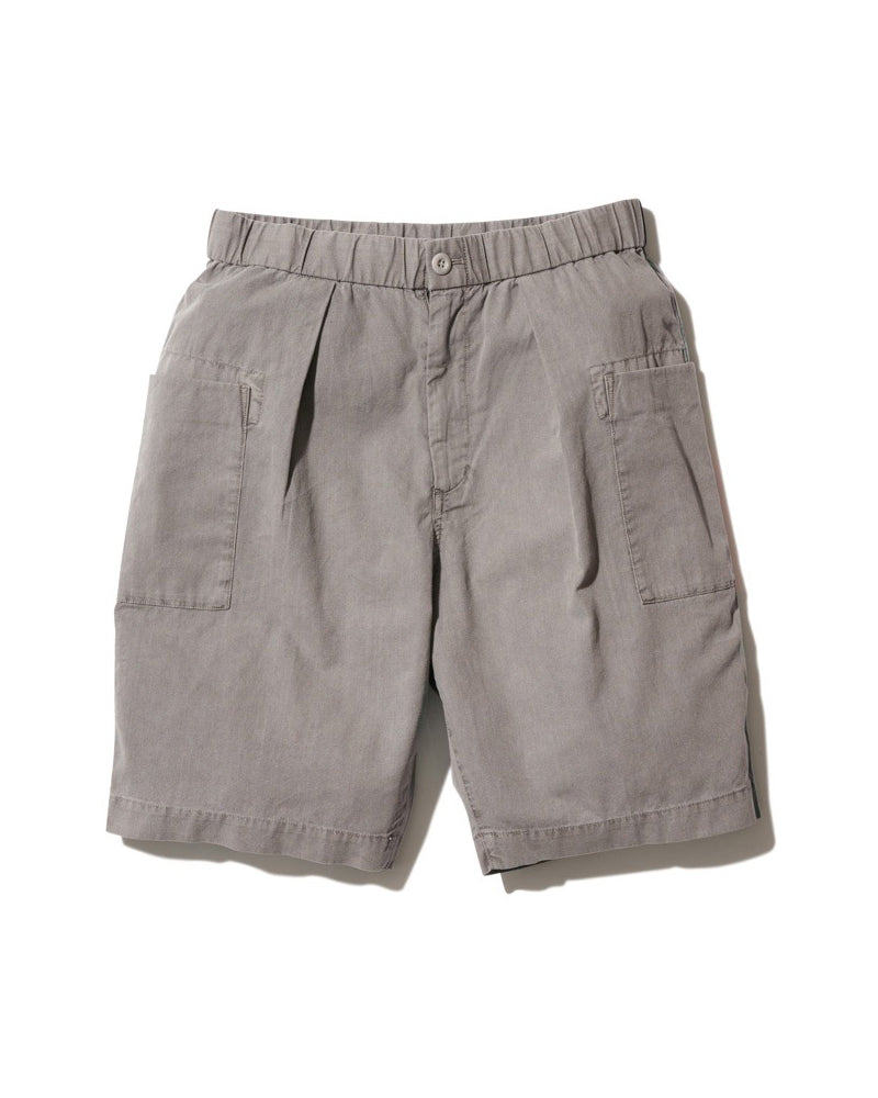 Natural-Dyed Recycled Cotton Shorts S PA-23SU10502GY - Snow Peak UK