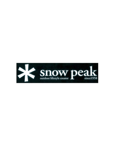 Snow Peak Logo Sticker L   - Snow Peak UK