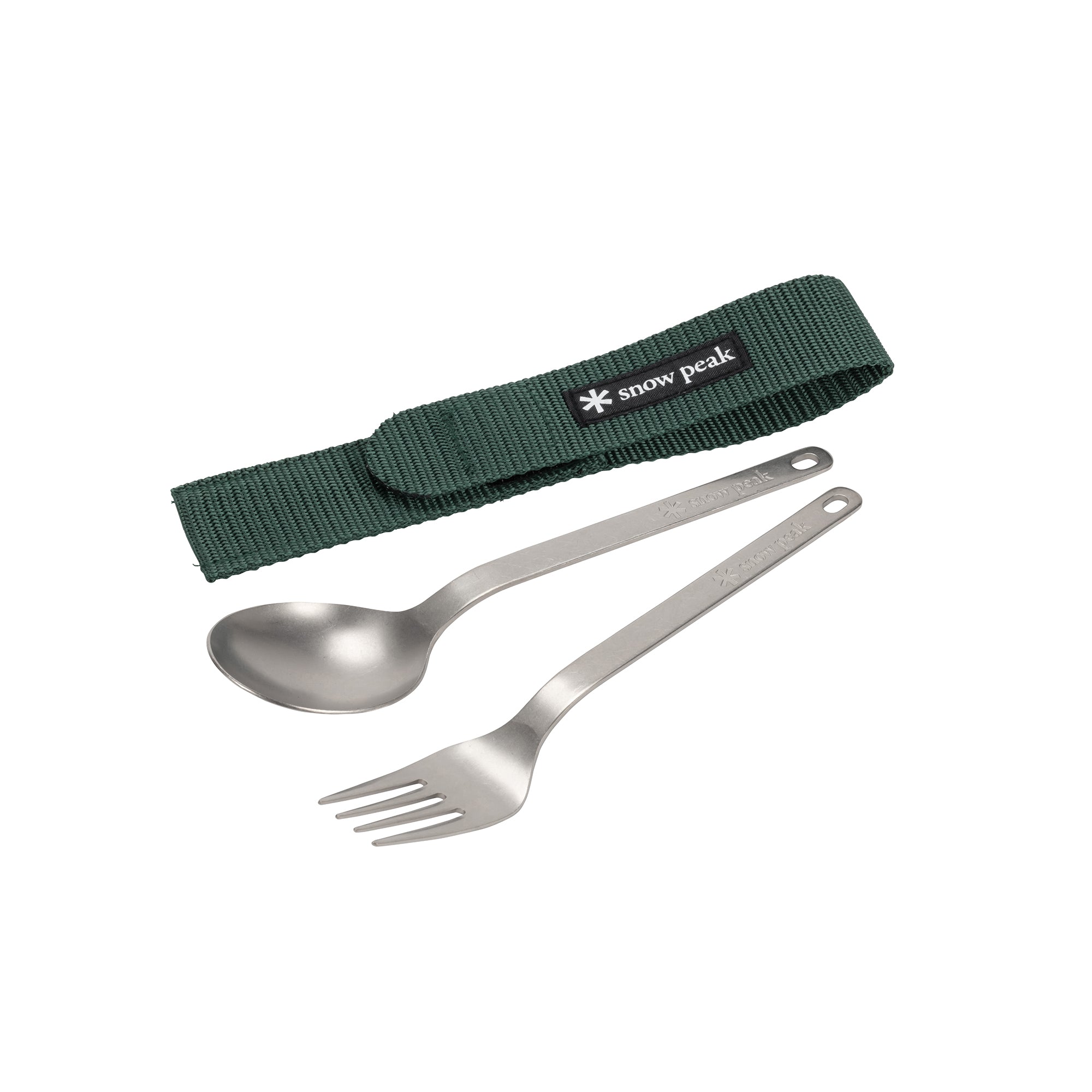 Titanium Fork & Spoon Set