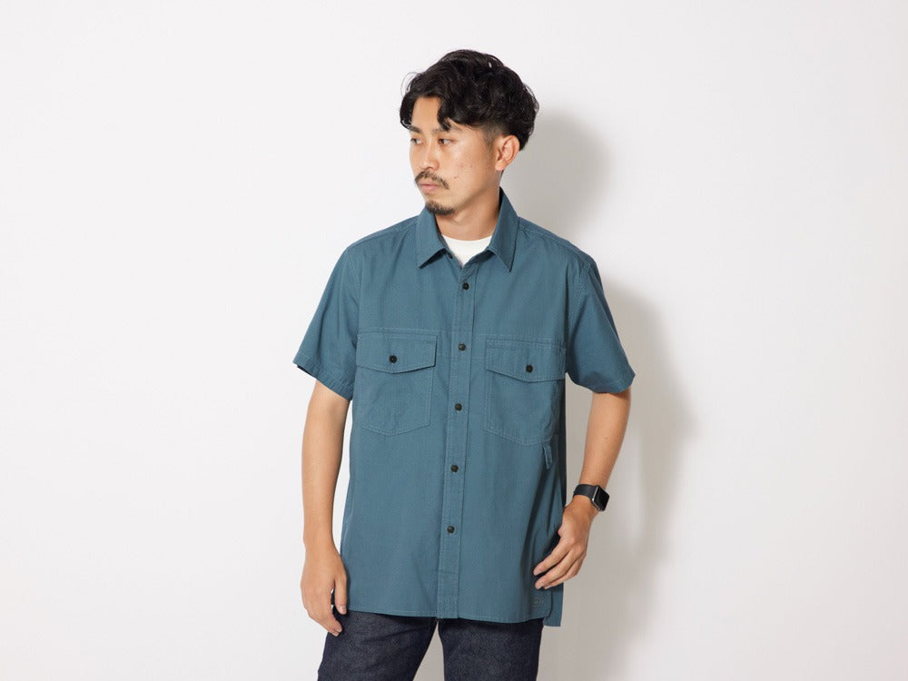 TAKIBI Light Ripstop Shirt - XL / Ecru