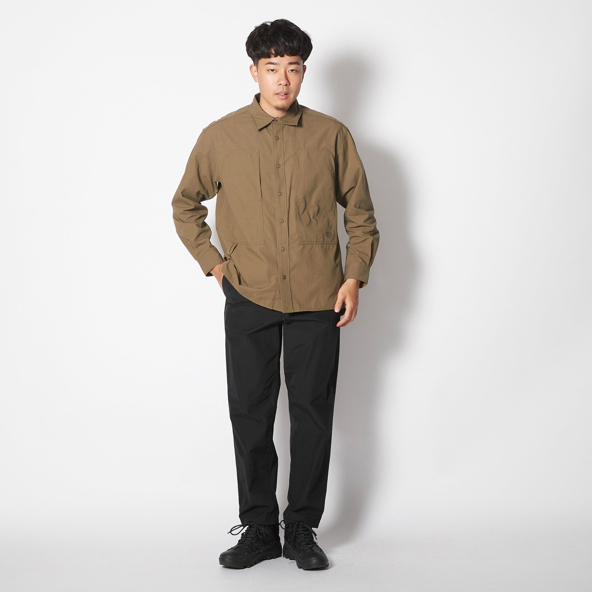 TAKIBI Light Ripstop Long Sleeve Shirt