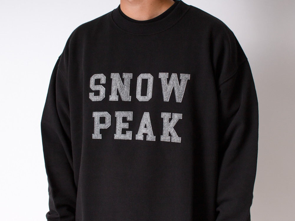 Felt Logo Sweatshirt   - Snow Peak UK