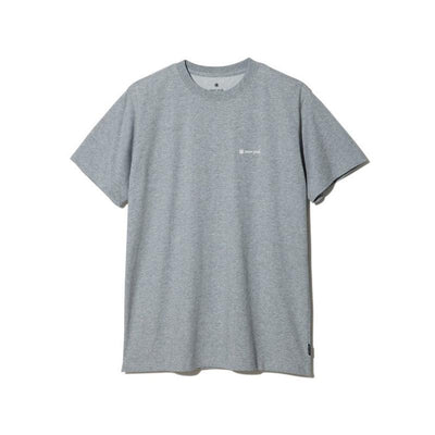 SP Logo T shirt Marled Grey TS-23SU00102MG - Snow Peak UK