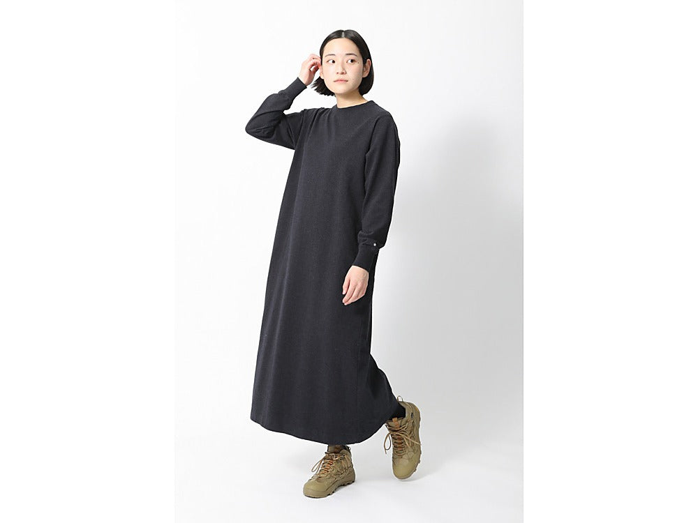 Recycled Cotton Long Sleeve Dress   - Snow Peak UK