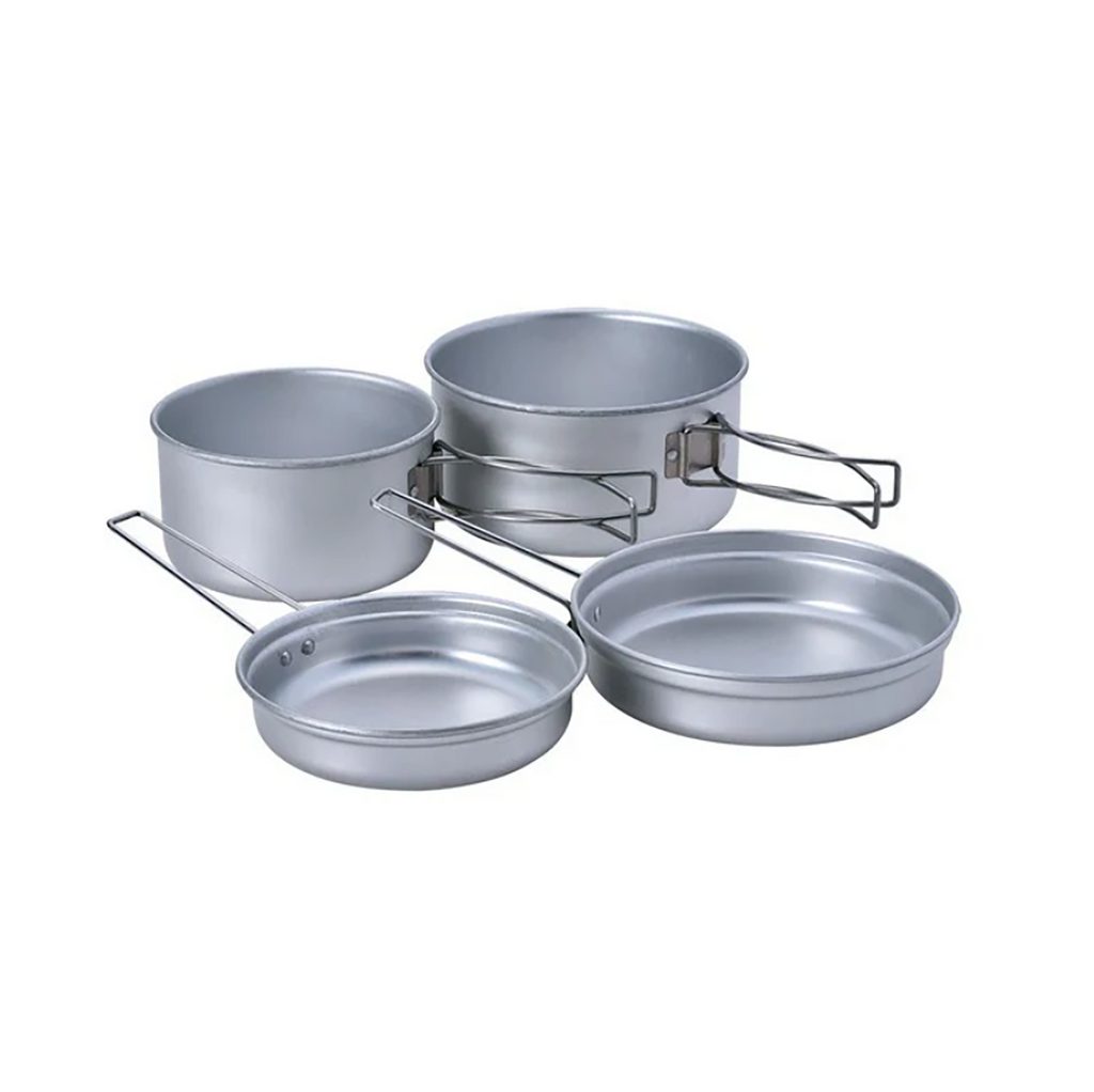 Renwed Multi Compact Cookset, Aluminium   - Snow Peak UK