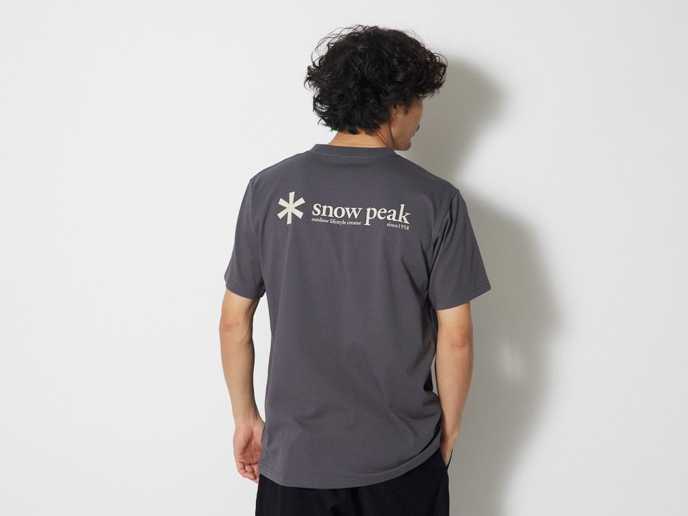 Snow Peak Logo T shirt   - Snow Peak UK
