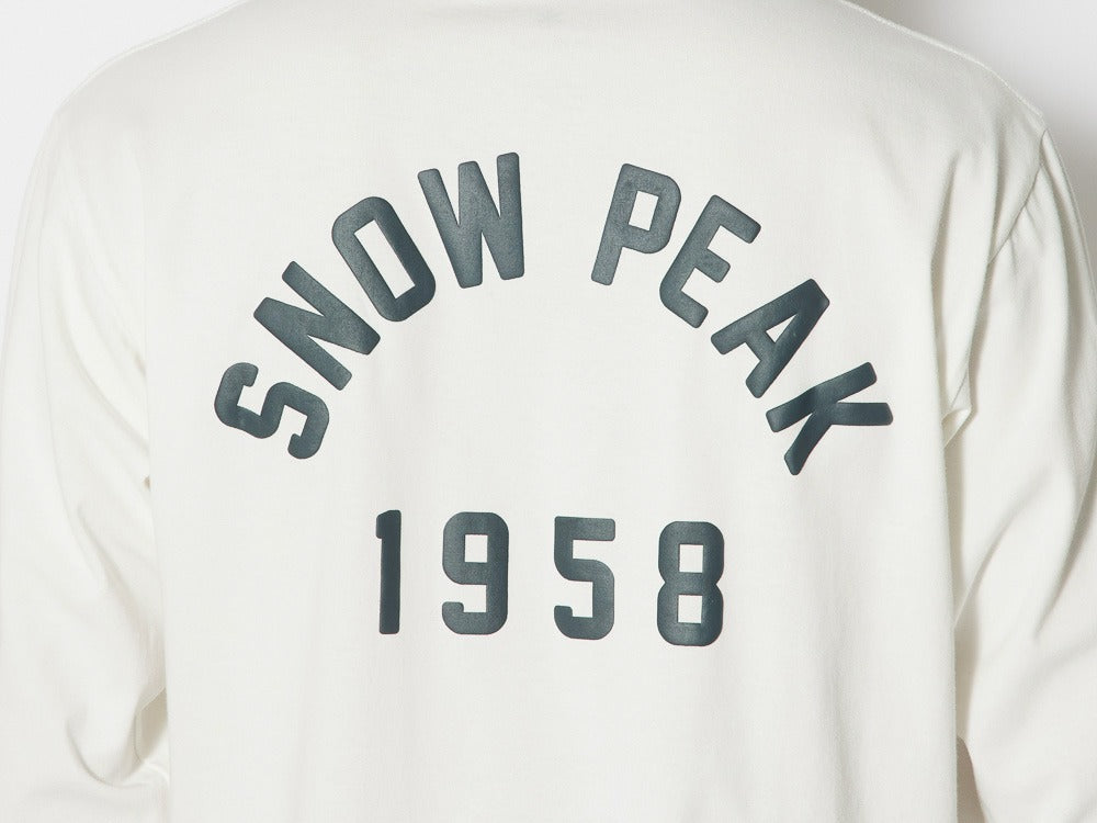 Foam Printed L/S T Shirt Snow Peak   - Snow Peak UK