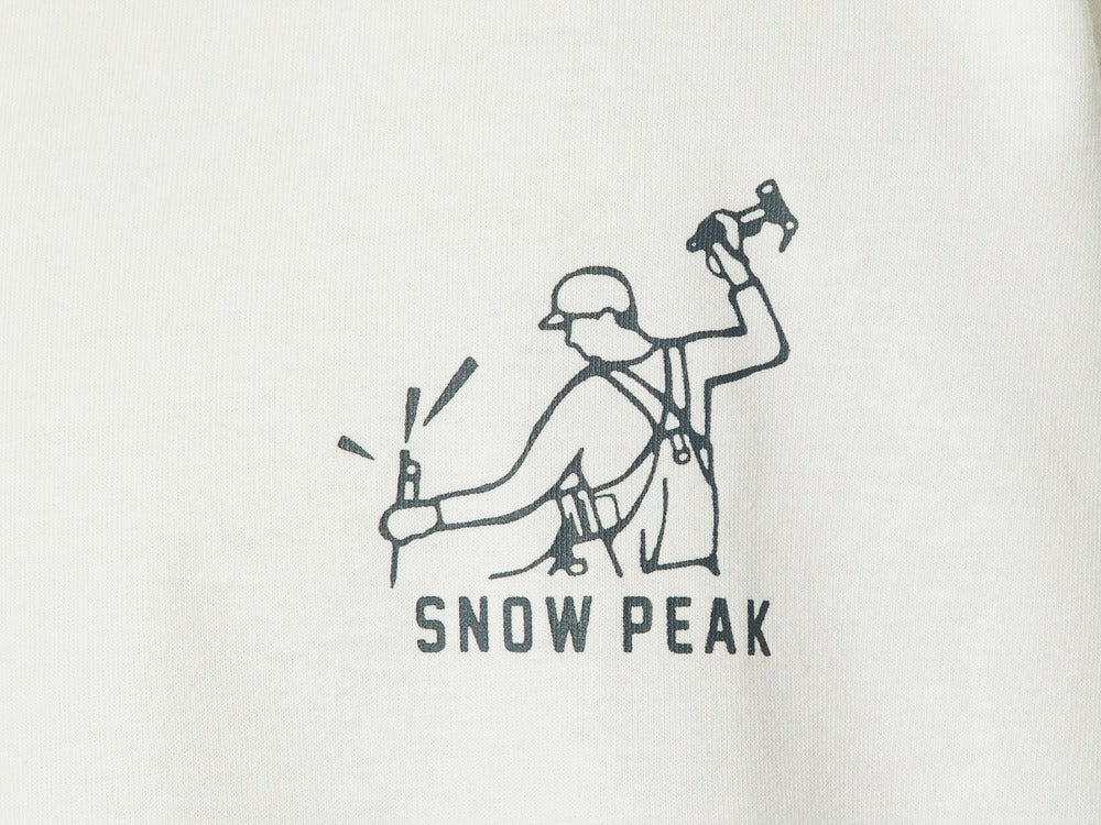 Foam Printed L/S T Shirt Snow Peak   - Snow Peak UK