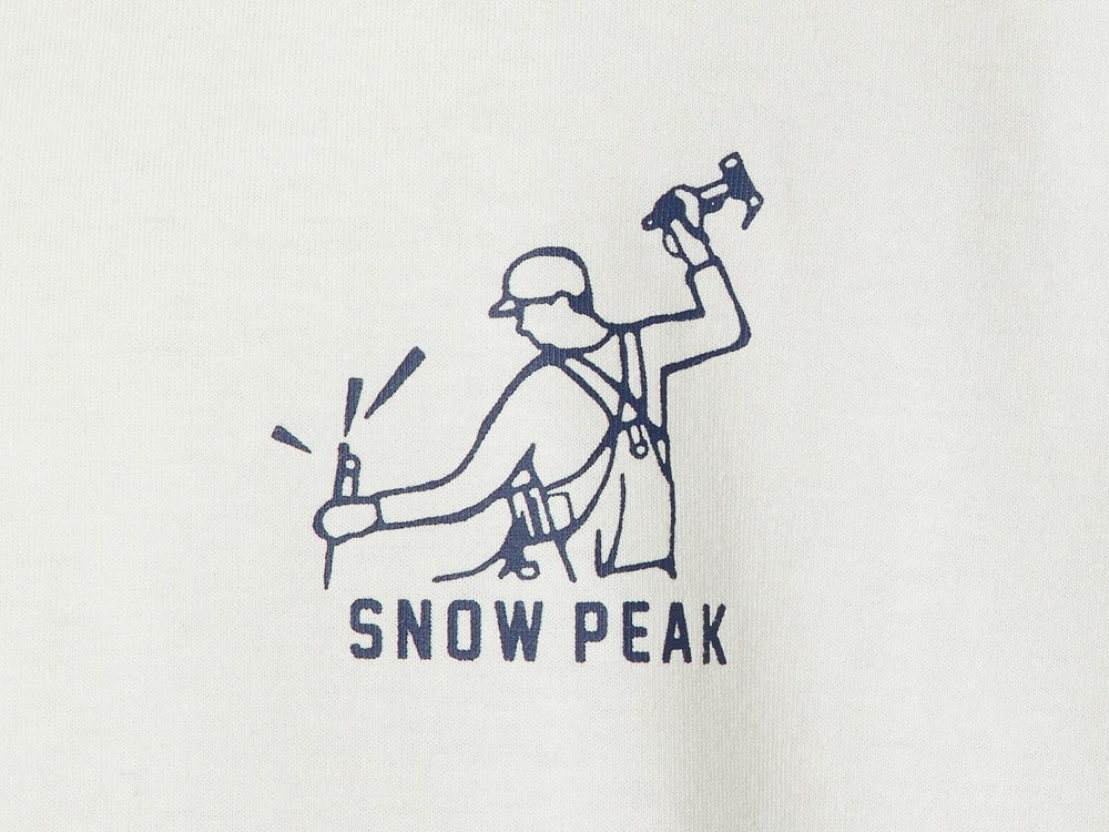 Foam Printed L/S T shirt Land Breeze   - Snow Peak UK