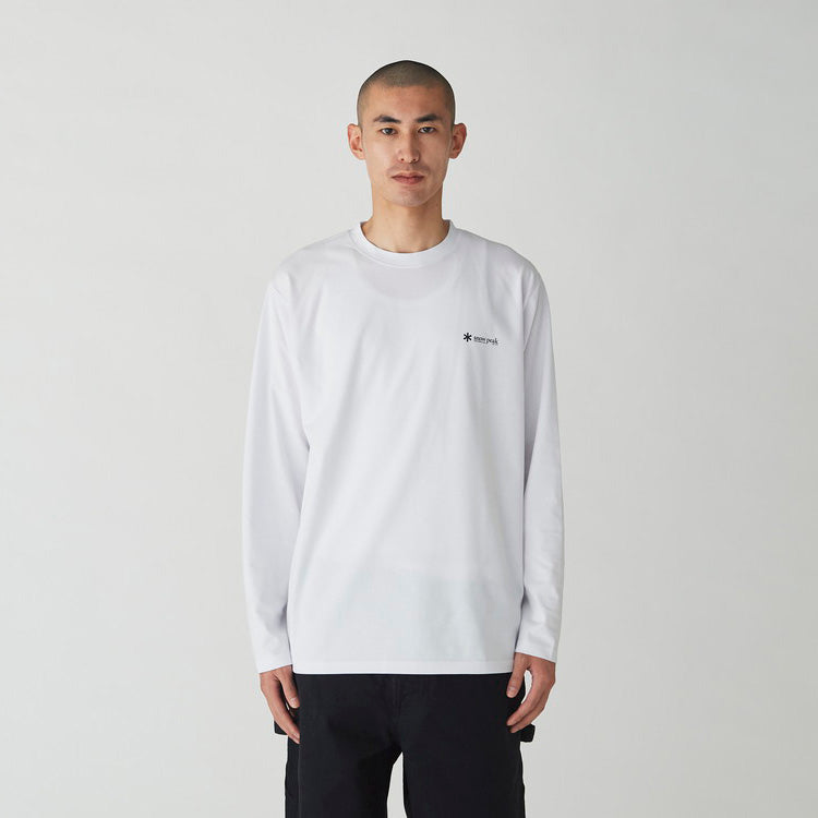 SP Onepoint Logo Long Sleeve T-Shirt   - Snow Peak UK