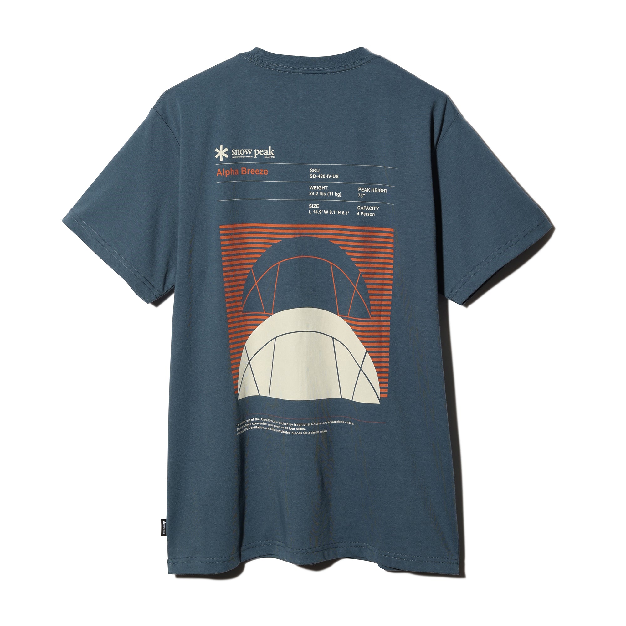 Alpha Breeze Typography T-Shirt