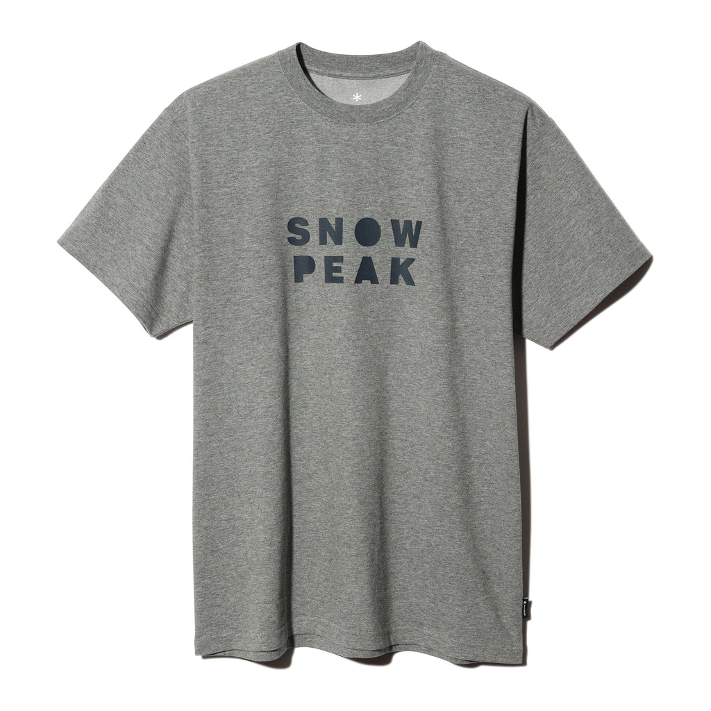 SNOWPEAKER T-Shirt CAMPER M.grey TS-24SU00302MG - Snow Peak UK