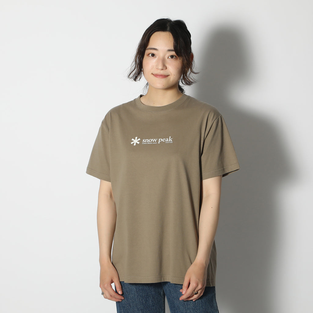 Soft Cotton Logo Short Sleeve T-Shirt   - Snow Peak UK