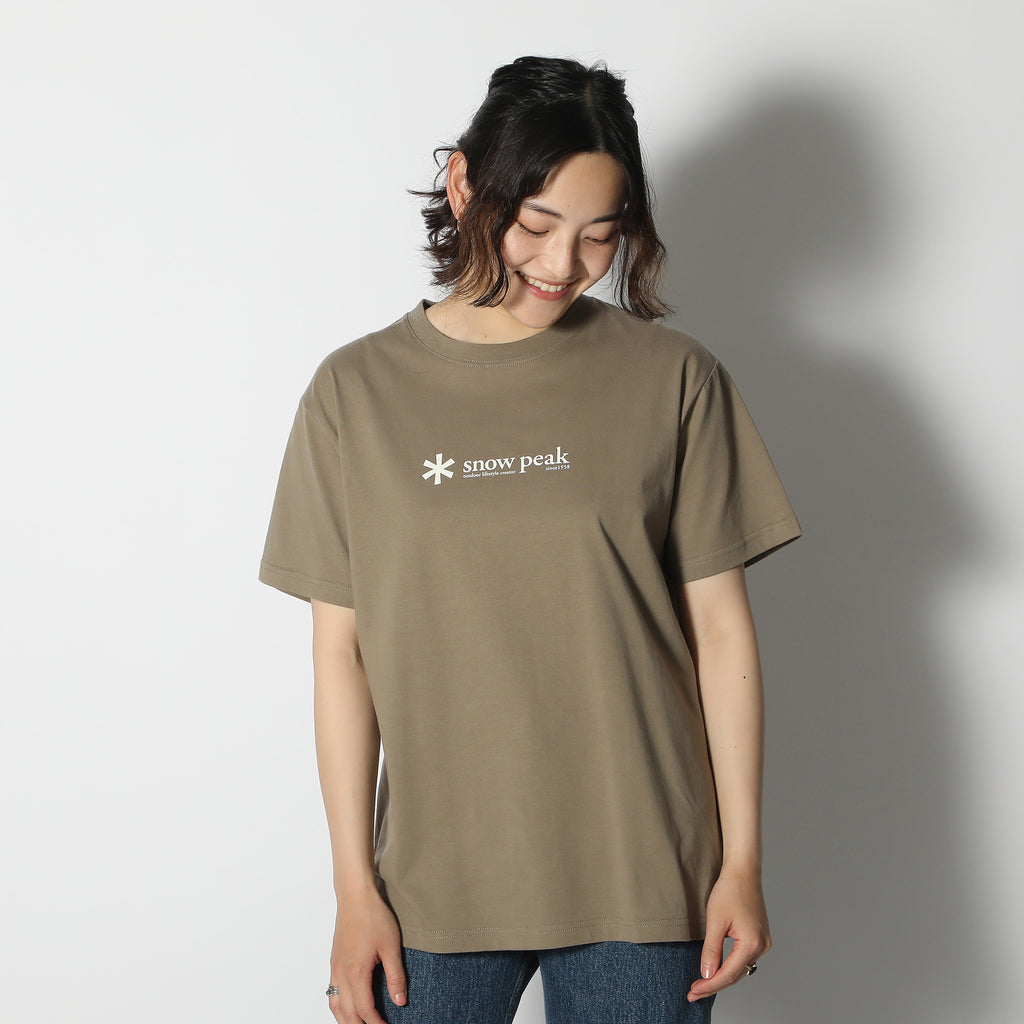 Soft Cotton Logo Short Sleeve T-Shirt   - Snow Peak UK